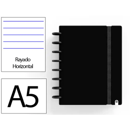 Carchivo Cuaderno Ingeniox Foam A5 80h Rayado Horizontal Negro Precio: 9.5900002. SKU: B1G9E2PXLZ