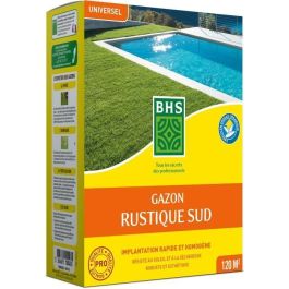 Césped - BHS - Césped Rústico Sur - 3 kg - Resistente a condiciones secas gracias a la festuca alta. Rápido y consistente. Precio: 55.50000049. SKU: B16DA2SG24