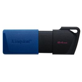 Kingston DataTraveler Exodia M Memoria USB 64GB USB 3.2 Gen 1 Rendimiento Rápido, Tapa Protectora, Negro/Azul Precio: 8.49999953. SKU: S7739002
