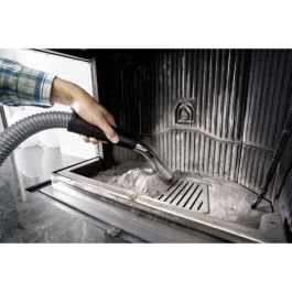 KÄRCHER AD 2 Aspiradora 2 en 1 para Cenizas Calientes y Polvo de Obra, 600W, Depósito Metálico 14L, Manija 3 en 1, Doble Filtro