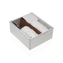 Set de Baño Versa Blanco Dolomita 6,8 x 17 x 6,8 cm Set de Baño Versa Blanco Dolomita 6,8 x 17 x 6,8 cm