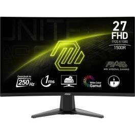 Monitor Gaming - MSI - 27'' Curvo 1500R - QHD - 1ms - 250Hz - HDR Ready - Sincronización Adaptativa - Compatible con VESA Precio: 238.49999998. SKU: B19NFPYC6K