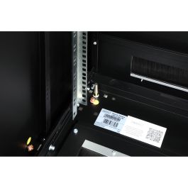 DIGITUS Unique 26HE Armario de red 26U 1342x600x1000mm, Rack independiente 800kg, Rieles, Negro