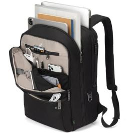 Dicota D32163-RPET Mochila FIVE para Portátil 15-17.3 pulgadas Negra de Poliéster Reciclado con Tirante para Hombro