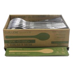 Amefa Ecologic Slim Set 12 Cucharas de Mesa Acero Inoxidable Acabado Brillo 0,5 mm