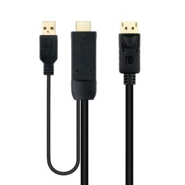 Cable DisplayPort a HDMI NANOCABLE 10.15.4352 Negro 1,8 m 4K Ultra HD Precio: 31.78999967. SKU: S0236686