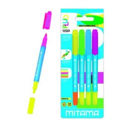 Marcador Fluor Mitama Doble Punta Neon Estuche De 4 Precio: 4.49999968. SKU: B1JRHZD6AM