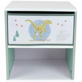 Fun House AUC3700057135089 Cajón de Cama Infantil de Almacenamiento con Diseño Dinosaurios Jurassic World, 36 x 33 x 30 cm