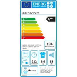 Secadora LG RH90V9PV2N 9 kg Secadora LG RH90V9PV2N 9 kg