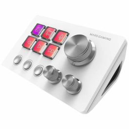 Control Deck Mars Gaming MSD-TWO/ 6 Teclas LCD/ 3 Ruedas/ 3 Botones/ Blanco Control Deck Mars Gaming MSD-TWO/ 6 Teclas LCD/ 3 Ruedas/ 3 Botones/ Blanco