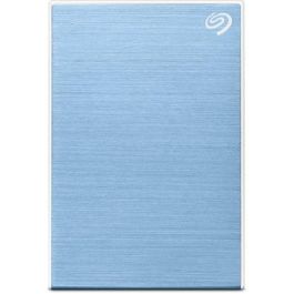 Seagate One Touch 5TB Disco Duro Externo HDD con Protección por Contraseña Azul Claro