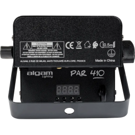 Algamlight Foco Proyector LED 4 x 10W RGBW Algamlight con 4 LEDs de 10W y Ángulo de Haz de 22°, Control DMX y Modos Automático y Musical