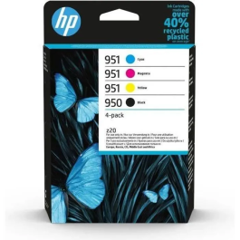 HP Cartuchos de Tinta Negra, Cyan, Magenta, Amarilla Nº 950 + 951 Pack 4 Unidades para Officejet Pro 250, 270, 8100, 8600 Series Precio: 122.49999949. SKU: S55078456