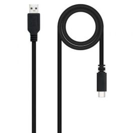 Cable USB NANOCABLE 10.01.2101-L150 Negro 1,5 m Cable USB NANOCABLE 10.01.2101-L150 Negro 1,5 m