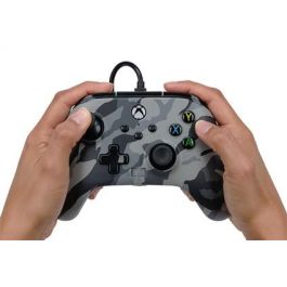 Power A 1525943-01 Mando con Cable para Xbox Series X|S, Arctic Camo. Compatible con Xbox One y Windows 10/11.