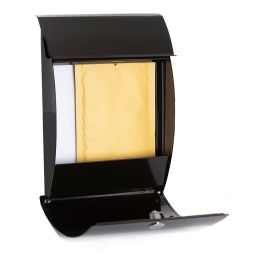 Arregui Buzón Galán Exterior Acero Negro 21 x 7,5 x 29 cm