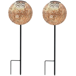 Lumisky LUM3760093541879 Conjunto 2 Balizas Solares para Plantar H45 cm Estilo Oriental LED Blanco Cálido Precio: 42.50000007. SKU: B1GJZLSPXZ