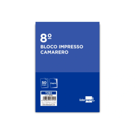 Liderpapel T280 Talonario Camarero Original y Copia 8º (105 x 155 mm)