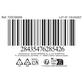 La Mediterranea Bol Aperitivo Surtido de Colores 12x12x6 cm – Ideal para Picoteo (24 Unidades)