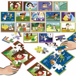 Educa AUC1740506784886 Rompecabezas Battle Jr Contes - 16 rompecabezas