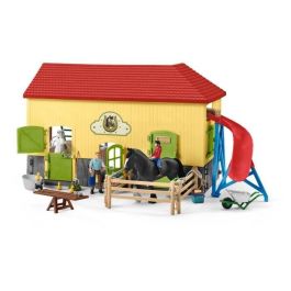 Schleich SCH342485 Estable de Juguete 42485 para Animales de Granja - Colección Mundo Agrícola