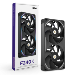 NZXT Ventilador F240X RGB Single-Frame 12cm Negro RF-U24PN-B1
