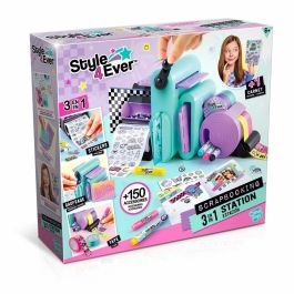 Canal Toys Estudio de Scrapbooking 3 en 1 con más de 150 accesorios para personalizar libreta, cartas y decoración habitación - Edad 3+ años