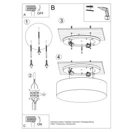 Lámpara de Techo "Arena" [SOL-SL.0919]