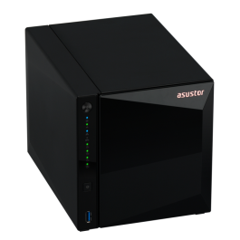 ASUSTOR DRIVESTOR 4 Pro Gen2 AS3304T V2 NAS Ethernet Negro RTD1619B con 2.5 Gigabit Ethernet y 2GB DDR4 RAM para Nube Personal