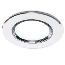 Foco Downlight LED 5W 400Lm 6000ºK Aro Plateado 40.000H [PCE-DL5W-P-CW]
