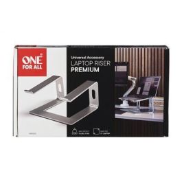 One For All Elevador de Laptop Doble Altura Universal con Acolchado de Silicona y Tope de Seguridad One For All Elevador de Laptop Doble Altura Universal con Acolchado de Silicona y Tope de Seguridad