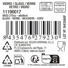 La Mediterranea Vaso 275 cc "Milan" (48 Unidades)