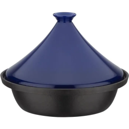 GSW Tajín de hierro fundido macizo 4005643717441, 30 x 22 cm, Tapa de cerámica, Inducción, Azul Precio: 86.99042352. SKU: B1KEF6MYR2