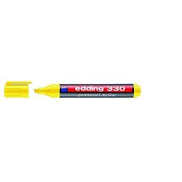 Marcador Permanente Edding 330 Biselado Amarillo 10 unidades Precio: 12.50000059. SKU: B1D2KC9RES