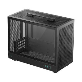 DeepCool CH160 PLUS Caja PC SFF Negro ABS/Vidrio Templado/SPCC