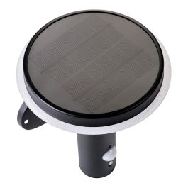 Lumineo Aplique Solar Metálico 17,8x18,3x22cm 40 LEDs Luz Cálida 75-600 Lumen