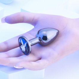 Plug Anal Playboy Plateado (6,3 cm)