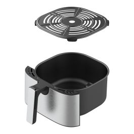 Edm Freidora de Aire 5L con Pantalla LED, 1450W, 8 Menús Programados, Temperatura Ajustable 80-200ºC, Temporizador, Antiadherente Edm Freidora de Aire 5L con Pantalla LED, 1450W, 8 Menús Programados, Temperatura Ajustable 80-200ºC, Temporizador, Antiadherente