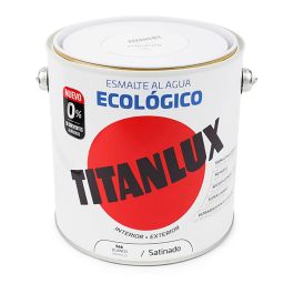 Titan Esmalte ecológico al agua blanco satinado 2,5l Titanlux 01t056625