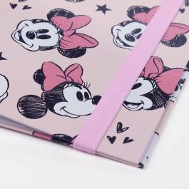 Carpeta de anillas Minnie Mouse Blanco Multicolor A4