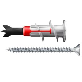 Fischer Taco Duoblade S + Tornillo, Caja 20 Unid, Autoperforante para Placas de Yeso, Long. Anclaje 44 mm Precio: 13.50000025. SKU: B1GXBPBTYC