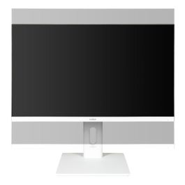 Nilox NXM24REGWEB01W Monitor Desktop IPS 24" LED con Webcam, FHD 1920x1080, 75Hz, 4ms, VGA-HDMI-DP, Blanco