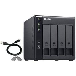 QNAP TR-004 Servidor de Almacenamiento (NAS) con 4 Bahías - Gabinete de Expansión USB 3.0 RAID