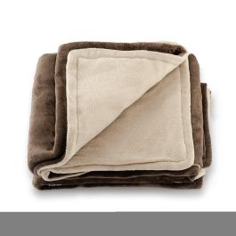 Avant Manta Eléctrica 160x120 cm 120W - 3 Niveles de Temperatura, Color Marrón Beige