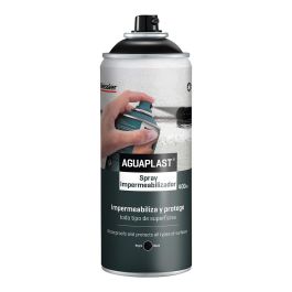 Aguaplast Impermeabilizante Spray Negro 400 ml para Terrazas, Madera y Tubos de PVC Precio: 19.89000057. SKU: S7904711