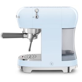 Smeg ECF02PBEU, Máquina Espresso, 1.1L, Pastel Blue