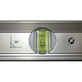 Mota Herramientas Nivel de Aluminio Premium Magnético 600mm - 24" np60, Nivelación 45° - 90° - 180°, Aluminio Anodizado