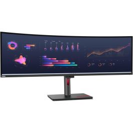 Lenovo P49w-30 Monitor ThinkVision 49" DQHD IPS USB-C HDMI DisplayPort Docking