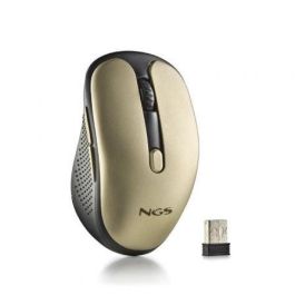 NGS EVORUSTGOLD Ratón Inalámbrico 2.4GHz RF Recargable 50h Teclas Silenciosas Ajustable 1600 DPI 5 Botones Compacto Diestro Dorado NGS EVORUSTGOLD Ratón Inalámbrico 2.4GHz RF Recargable 50h Teclas Silenciosas Ajustable 1600 DPI 5 Botones Compacto Diestro Dorado