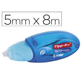 Tipp-ex Corrector Cinta Micro Tape Twist 5 mm x 8 mt Cabezal Rotativo Patentado Diseño Moderno Colores Divertidos Supercompacto Precio: 2.95000057. SKU: BIX8706142